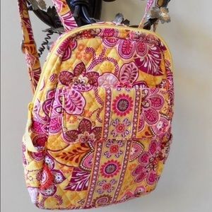 Vera Bradley Bali Gold Backpack