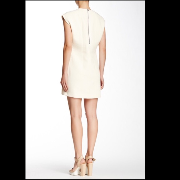 Helmut Lang ivory cap sleeve dress - Picture 2 of 3