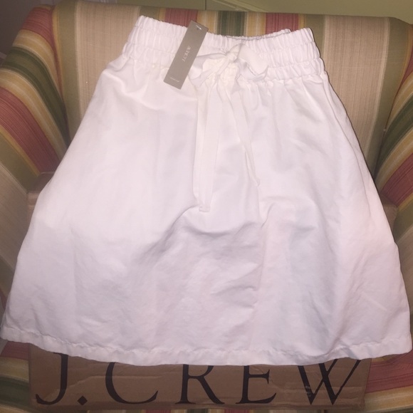 67 j crew dresses skirts brand new j crew white cotton drawstring skirt from leslie s 67 j crew dresses skirts brand new j crew white cotton drawstring skirt from leslie s