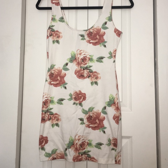 Floral bodycon tight dress