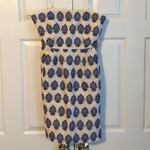 EUC Embroidered Strapless Dress