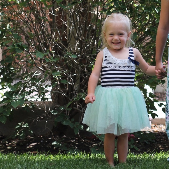 Other - Striped Tulle Sailor Dress