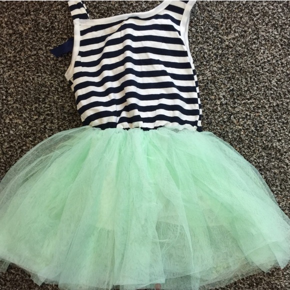 Striped Tulle Sailor Dress - Picture 3 of 3