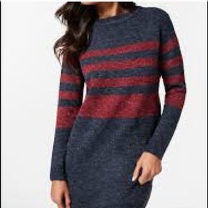 Long sleeve sweater dress