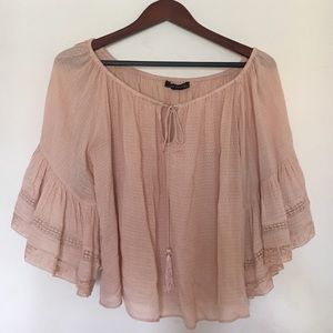 zara off the shoulder blouse