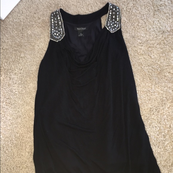 Size M black embroidered tanktop - Picture 1 of 3