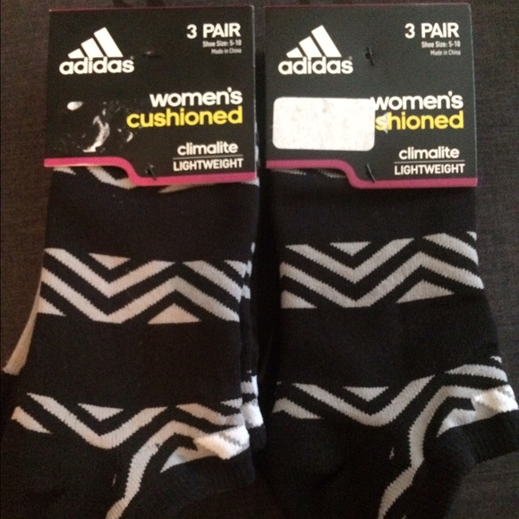 Bundle - 6 pairs of Climalite socks by Adidas