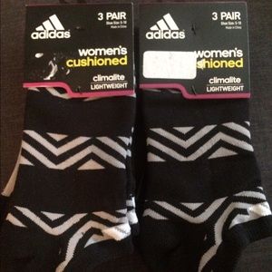 Bundle - 6 pairs of Climalite socks by Adidas