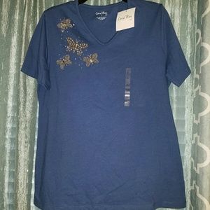 Coral Bay butterfly shirt