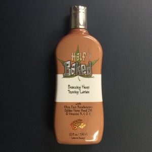 NWT half baked hot bronzer tanning lotion.