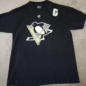 Boys SZ M Syd Crosby Pittsburgh Penguins t shirt