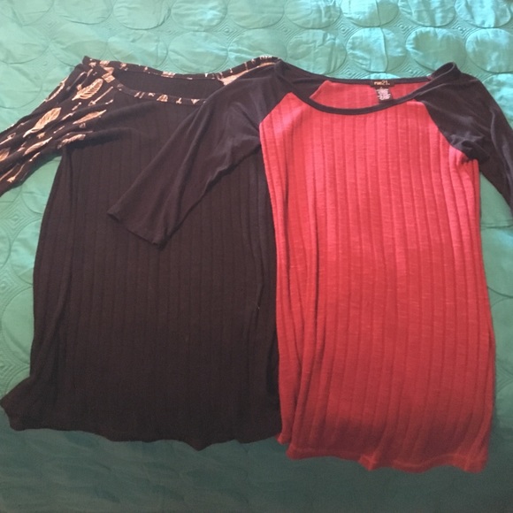 3/4 sleeves rue 21 shirts