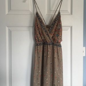 Paisley maxi dress