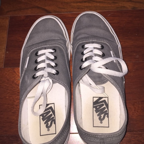 Classic Grey Canvas Vans