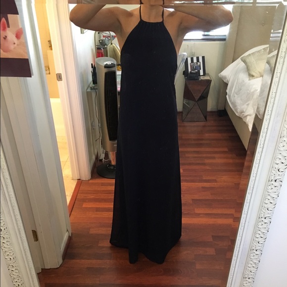 Backless maxi dress