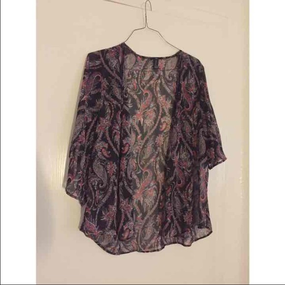 Forever 21 Paisley Kimono