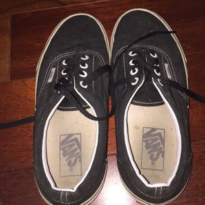 Classic Black/White Canvas Vans