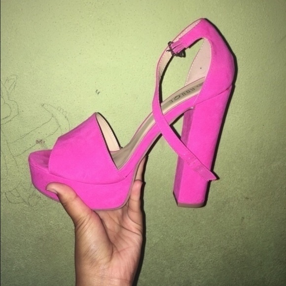 Fuchsia High Heels