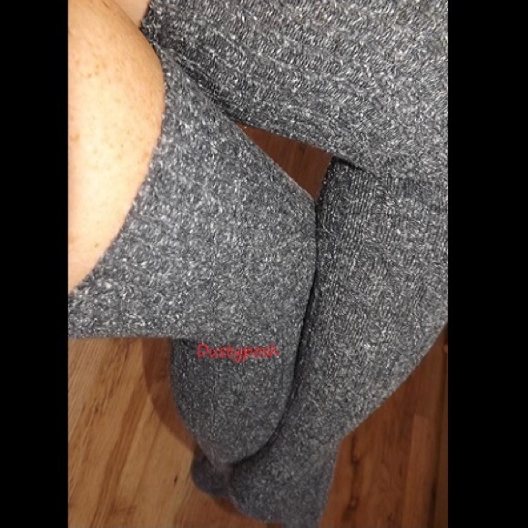 Cable Knit Over The Knee Socks Thigh High Marled - Picture 2 of 4