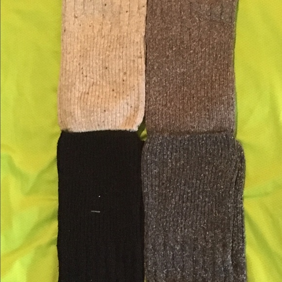 Cable Knit Over The Knee Socks Thigh High Marled - Picture 3 of 4