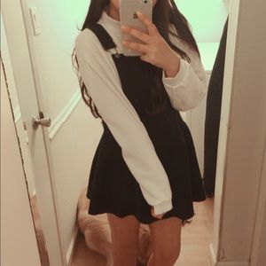 NWOT Suspender skater skirt ♡ SOLD