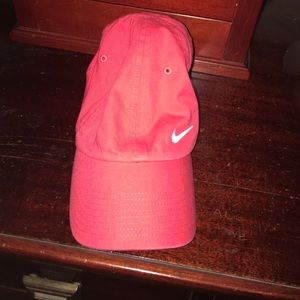 Orangey-Red Nike Running Hat