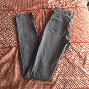 Gray skinny jeans