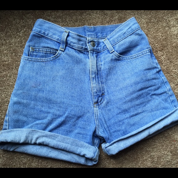 American Apparel Pants - Vintage Medium Wash High Waisted Shorts