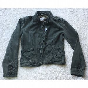 Urban Outfitters Olive Green Cotton Twill Jkt