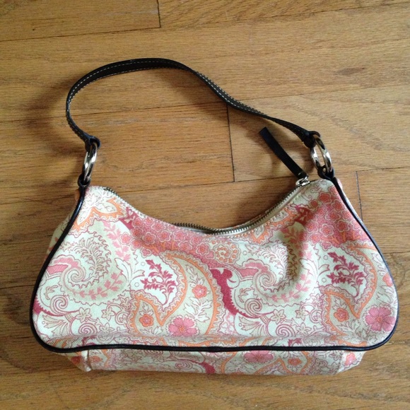 Banana Republic Pink Paisley Purse