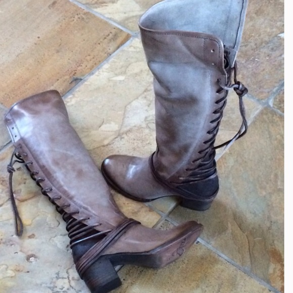 🍃💕Steve Madden Freebird All Leather Coal Boot - Picture 4 of 8