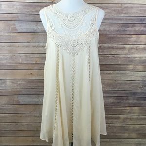 Romantic Off White BOHO Inspiration Dress