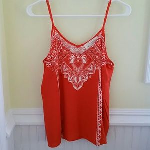 Pretty Orange Boho Top by Sweet Wanderer