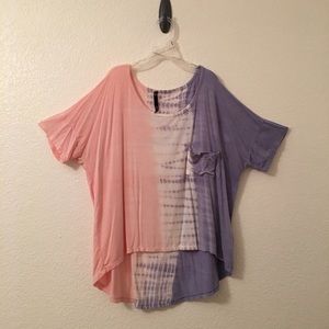 Faded American flag top