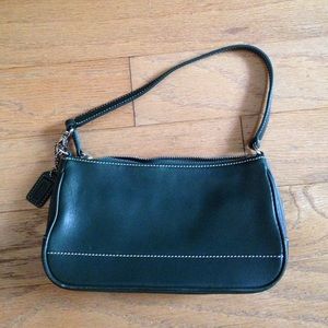Small Green Leather Coach Purse