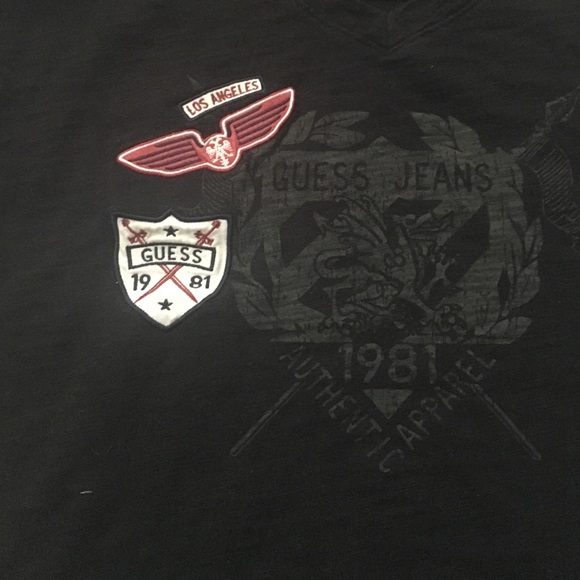 Black guess shirt