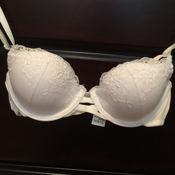 White 34b bra, worn once