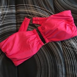 Pink bathing suit top
