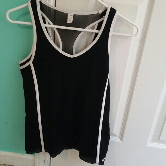 FILA Black Athletic Tank
