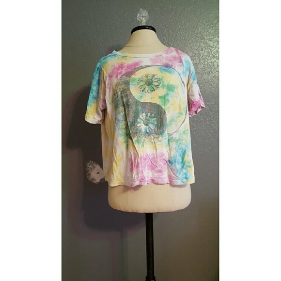 Tie Dye Yin-Yang tee