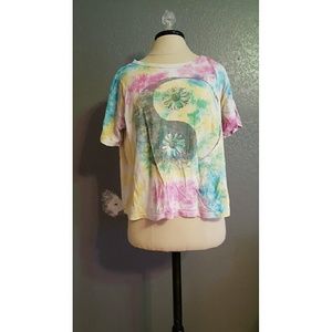 Tie Dye Yin-Yang tee
