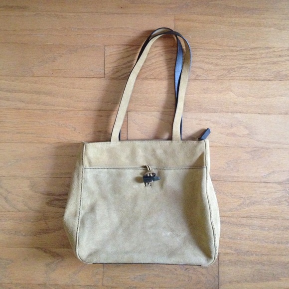 Ralph Lauren Suede Leather Purse