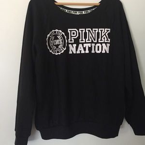 PINK By Victoria Secret Slouchy Crew Sweatshirt