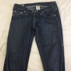 True Religion dark jeans size 25
