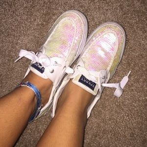 Sperry Top-Sider sparkle canvas
