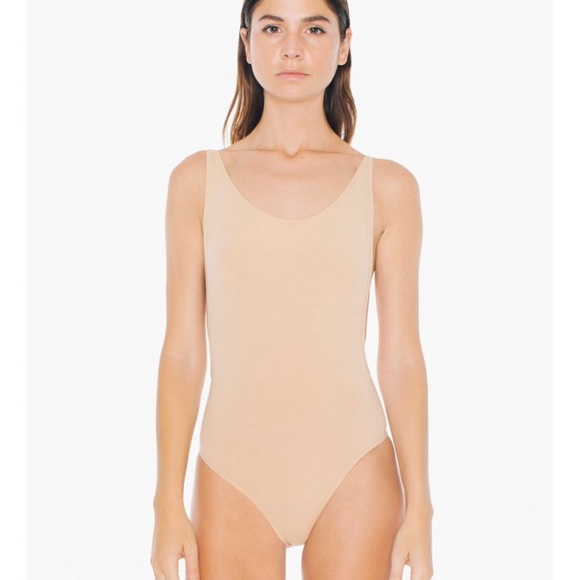 Cotton Spandex Deep Cut Bodysuit