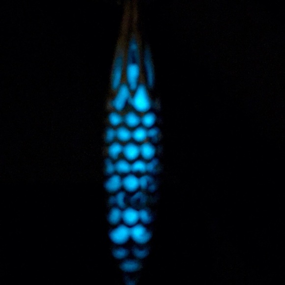 HOST PICK! Luminous Glowing Silver Mermaid Pendant - Picture 3 of 4