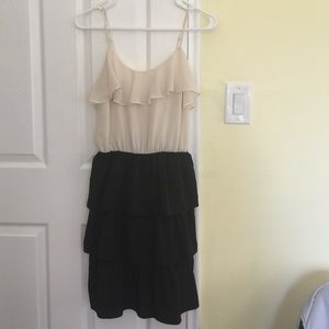 Lauren Conrad chiffon dress with layers