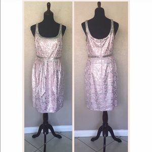 CARMEN MARC VALVO COLLECTION PINK COCKTAIL DRESS