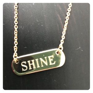 Stella and dot monogram necklace